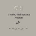 WRI Sobriety Maintenance Program