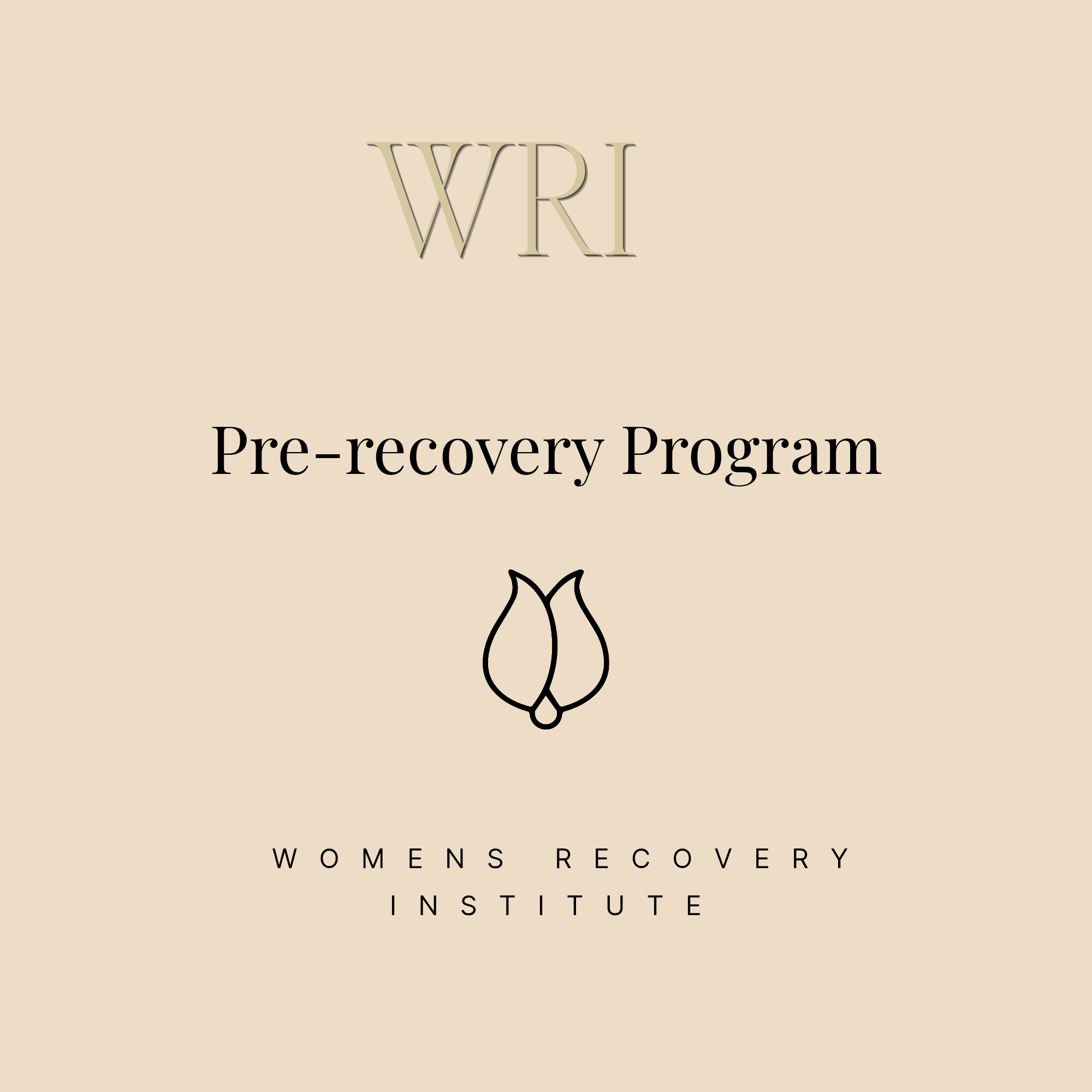 WRI Pre-recovery  Program